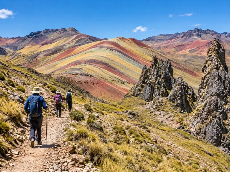 Palccoyo: Drei Regenbogenberge